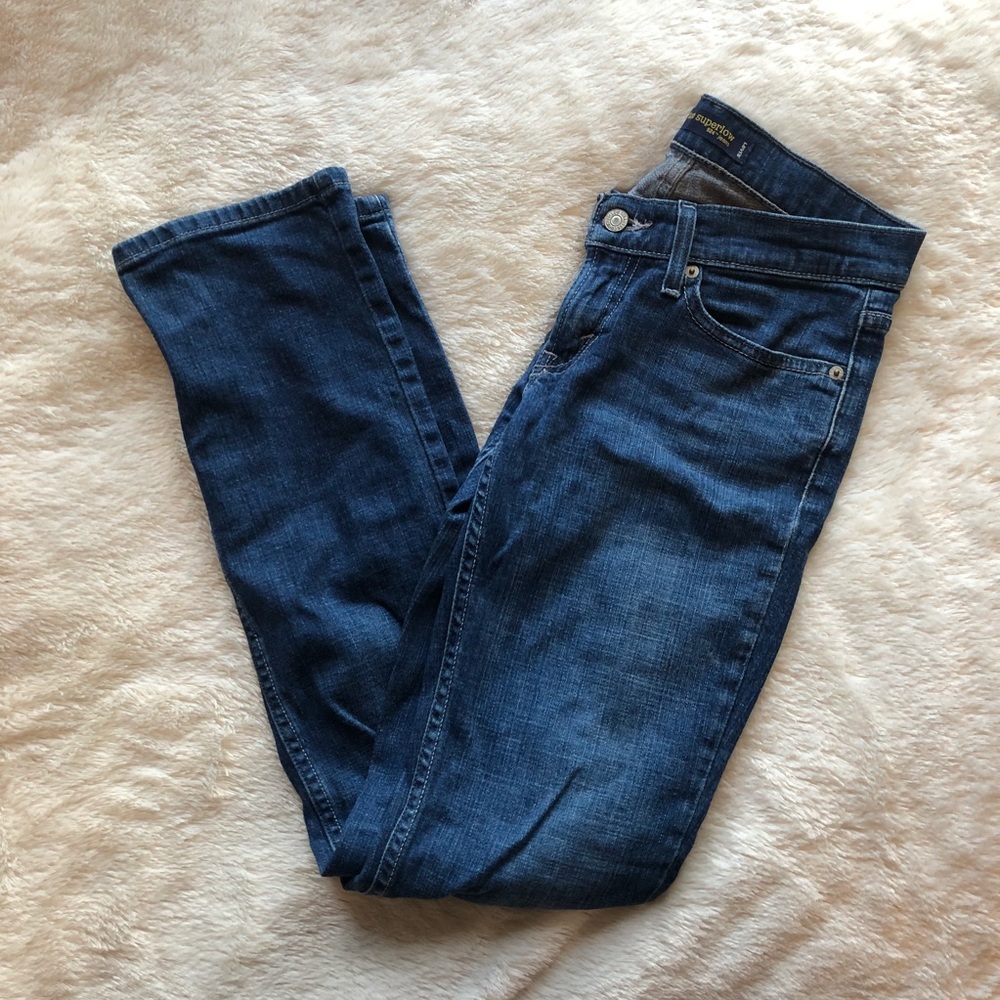 NOW ON SALE Levi Superlow 524 Blue Bootcut Jeans